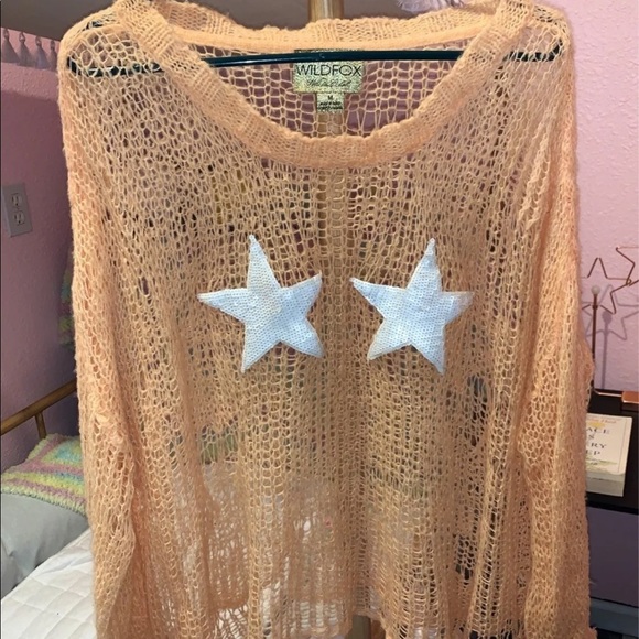 Wildfox White Label Star Bra Sweater - Picture 3 of 6